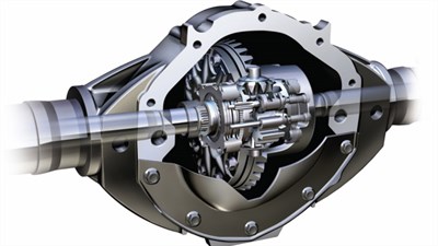 Renault Master differential locking system