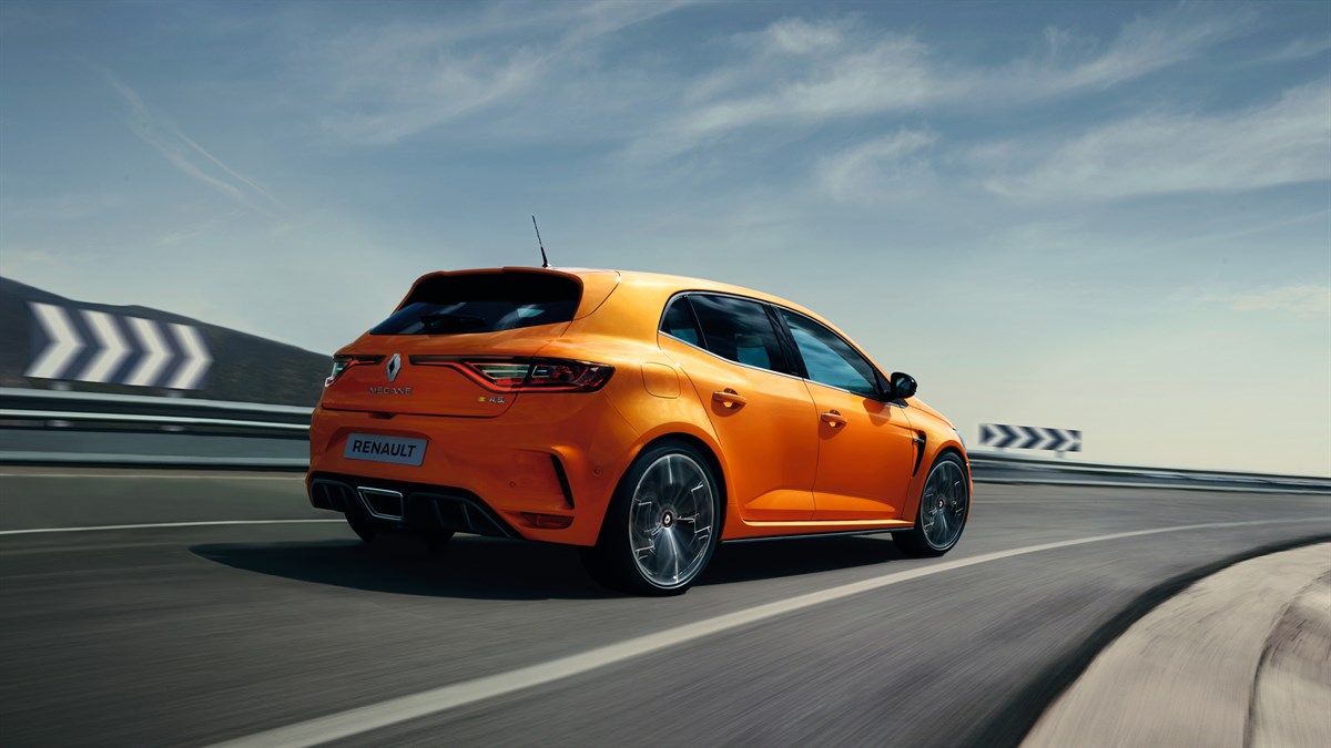 Motion picture of the Renault Megane R.S.