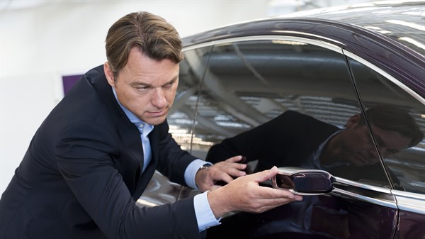 Industrial Design Director Laurens Van Den Acker With a Concept Car 