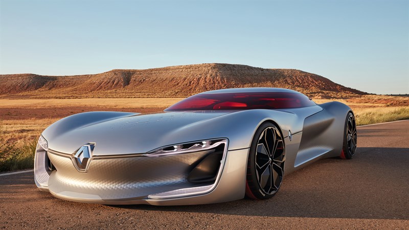 Renault shop futuristic car