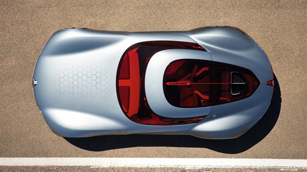 Renault TREZOR Concept Car Top View