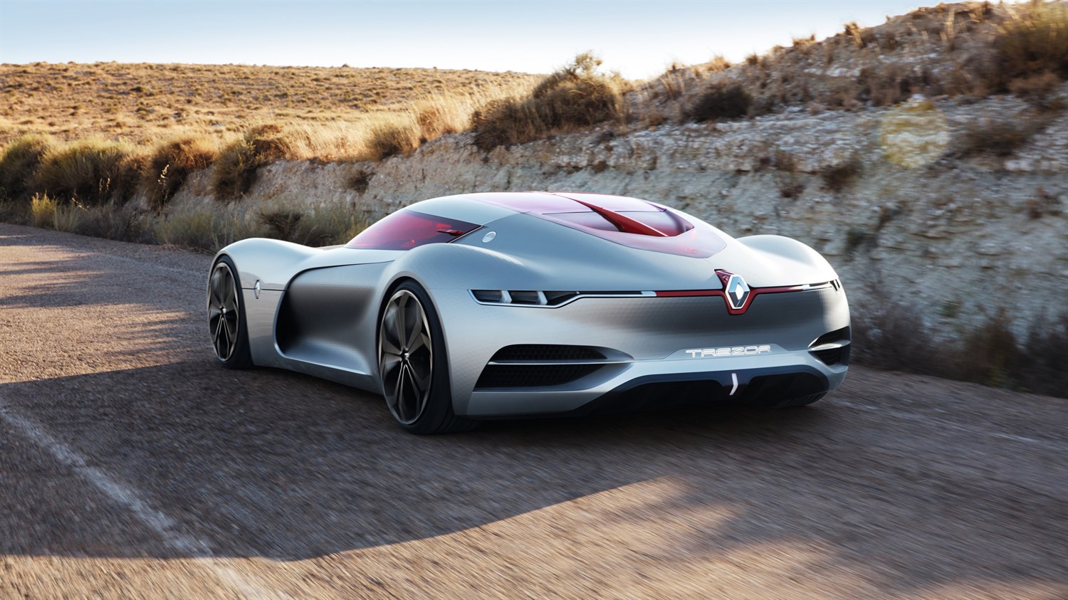 Renault TREZOR concept car exterior design back side view 