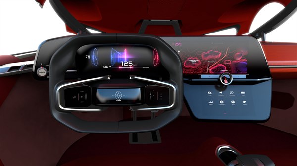 Renault TREZOR Concept Car Steering Wheel 