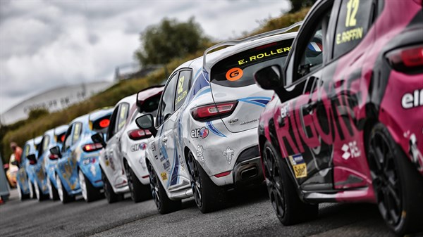 Renault Sport cars standing behind each other