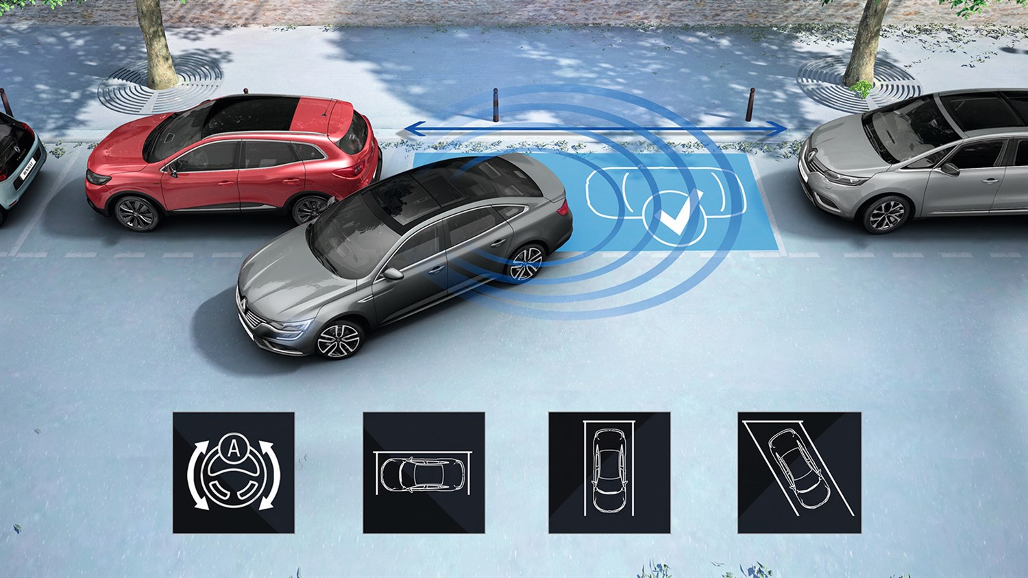 Renault Talisman rear parking sensors and cameras